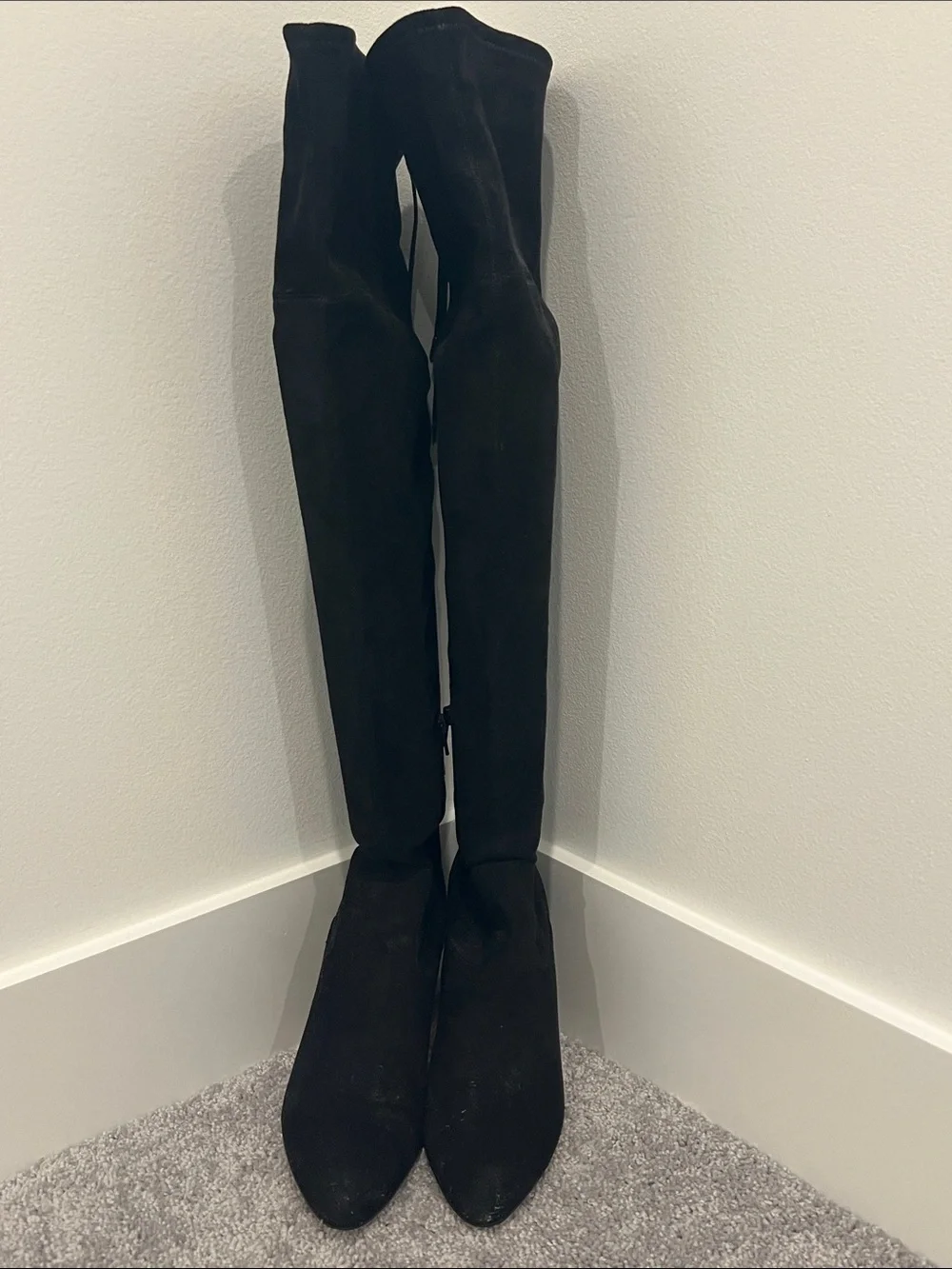Women's Over-the-Knee Black Stretch Boot